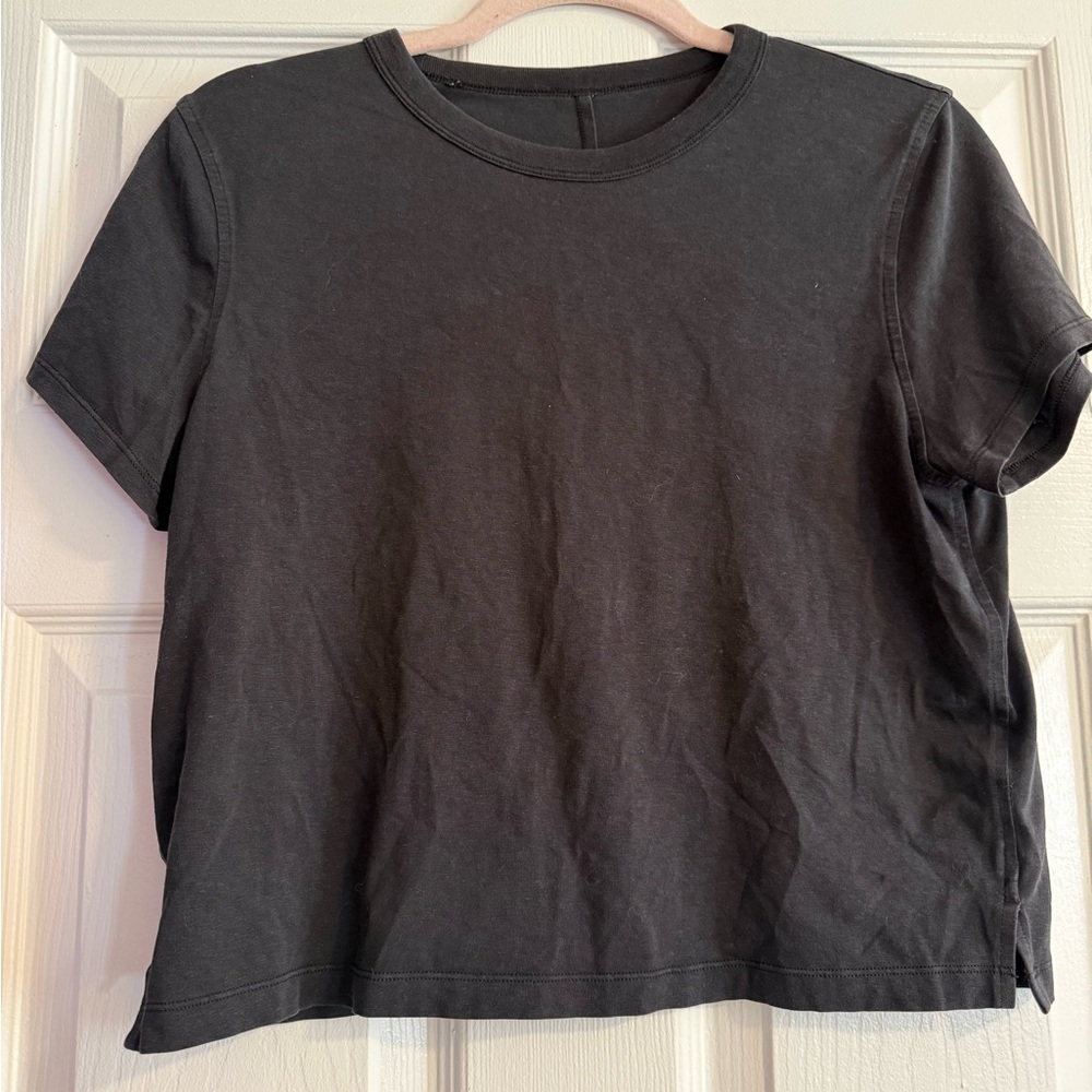 Lululemon All Yours Crop Tee (Pima cotton)